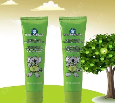 2pk Training Tooth Gel: Melaleuca Koala Pals Fluoride-Free 3.8 Oz | Smiles! • $23.87