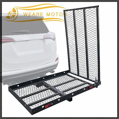 New Folding Mobility Carrier Wheelchair Scooter Hitch Mount Medical Loading Ramp • $150.99