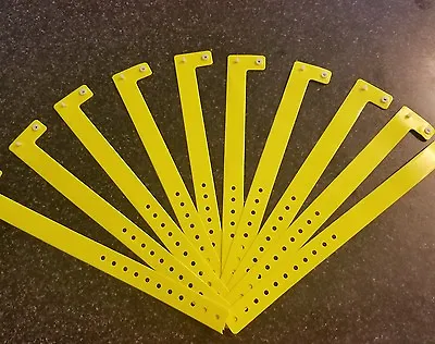 25  3/4   Neon Yellow  Plastic/ Vinyl Wristbands Wristbands For Events  • $8.99