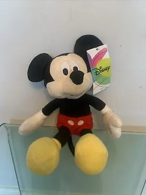 Disney 11in Mickey Mouse Soft Toy New With Tags - My Baby Excels • £5.99