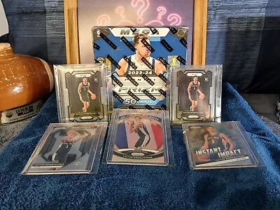 5 Panini Prizm Victor Wembanyama RC CARDS + PRIZM MEGA BOX+ FREE MYSTERY GIFT 🔥 • $306