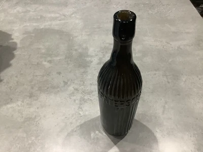 £14.99 • Buy Vintage J.PATTERSON & Co GLASGOW Reeded Brown Pint Bottle