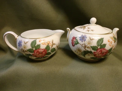 $24.99 • Buy Wedgwood Charnwood Sugar Bowl Creamer Set