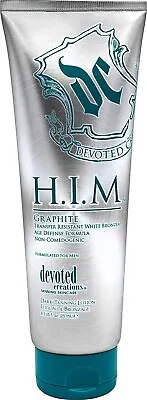 H.i.m Graphite White Bronzer Age Defense Tanning Lotion For Men • $15.25