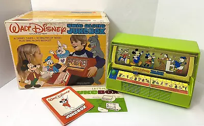 Vtg '73 Kenner Walt Disney Sing Along Jukebox General Mills W/Box & Instructions • $135