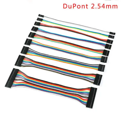 $4.62 • Buy DuPont 2.54mm Ribbon Connector Wire Cable F-F 20cm 2P/3P/4P/5P/6/7/8/9/10/12/20P