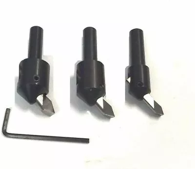 Set Of 3 PCS Fly Cutter For Metal Facing On Milling Lathe HSS Bit Tools(U) • $39.50