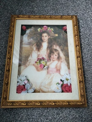 £50 • Buy Vintage Robert Edward Morrison  A Portrait Of Joyce And Monica Shaw See Info