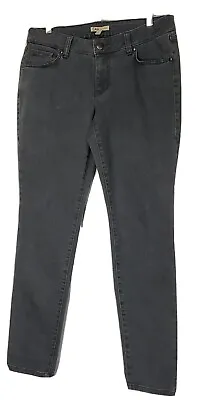 CAbi Skinny Jeans  Women’s 8 Gray Bree Style 326 Stretch Cotton Blend Pants • $21.99