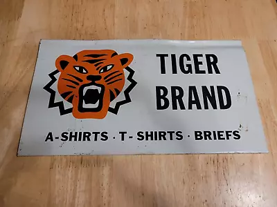 Vintage Tiger Brand Shirt Display Sign • $60