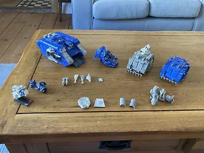 Warhammer 40k Marine Tanks / Bike / Land Raider 1990s Metal Mix Bundle / Job Lot • £89.99