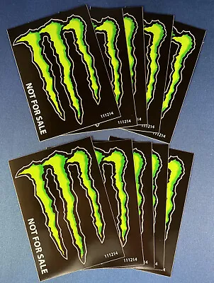 10 - Monster Energy 3x4 Decals Laptop Skateboard Motocross  • $9.99