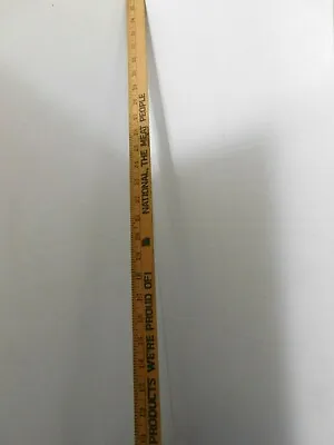 Vintage Wood Yardstick National The Meat People   • $6.99