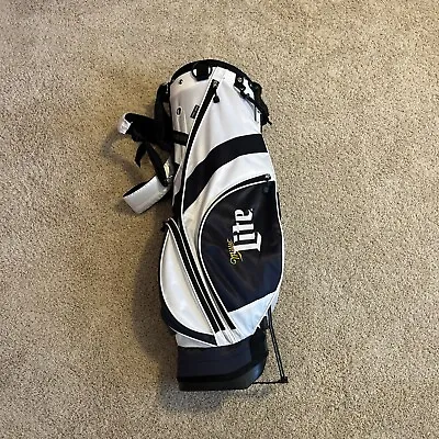 MILLER LITE Beer Logo Golf StandBag ! If You Love Golf And Beer This Is A Must! • $200