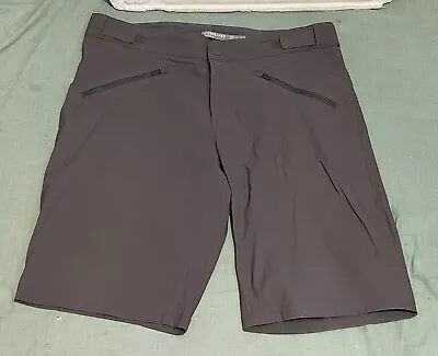 Icebreaker Pure Merino Wool Shorts Mens Grey Hiking Camping Bushwalking - LARGE • $59.95