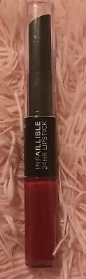 LOreal Infallible Duo 24 Hour Liquid Lipsticks  Shade 502 Red To Stay New • £5.99