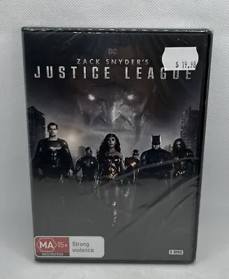 Zack Snyder's Justice League (DVD 2021) Region 4 New/Sealed Free Postage • $16.95