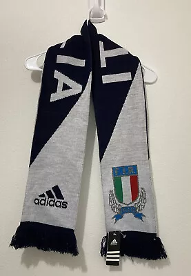 Adidas Performance Scarf FIR Italian Rugby Federation Sports Italy Fans NWT • $21.99