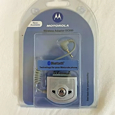 MOTOROLA~Bluetooth Wireless Adapter DC600 New Old Stock For Motorola Phones 2004 • $22.75