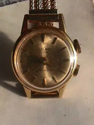 Vintage Vulcain Cricket Golden Voice Lady Watch Wristwatch Alarm Manual Wind • $239.99