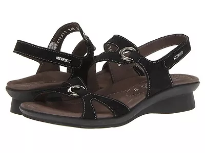 Mephisto Parfolia Black Strappy Comfort Sandal Womens Sizes 35-42 NEW!!! • $109.95