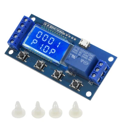 £4.84 • Buy Mirco USB DC 5-30V LCD Display Delay Relay Module Smart Home Industrial Control