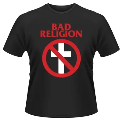 Bad Religion - Cross Buster (White Cross) Black Shirt • $44.99