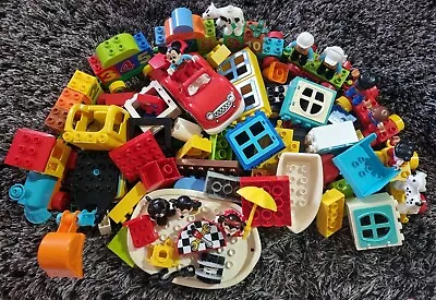 Large Lego Duplo Bundle. Truck Train Figures. Disney  Minnie Mickey Mouse  • $50