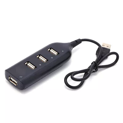 Wired Micro USB 2.0 4-Port Distributor Multi Hub Splitter Power For PC Compu  • $6.79