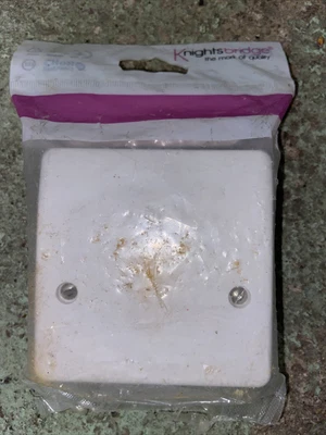 £6 • Buy Knightsbridge SN8340 45A Cooker Connection Unit