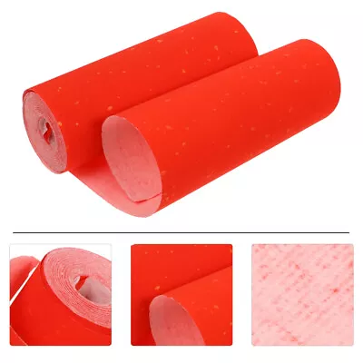  Red Chinese Ink Gift Tissue Paper Roll For DIY Calligraphy And New Year-KS • £9.55