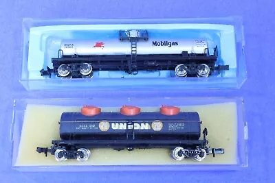 Lot Of 2 N Scale Advertising Tank Cars • $17.99