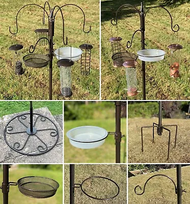 Complete Bird Feeding Stations Stand Feeder Tree Wild Garden Birds & Accessories • £7.99