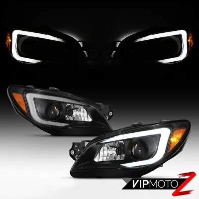 {LED Neon Tube DRL} Fit 06 Fit 07 Subaru Impreza/WRX Black Projector Headlight • $282.95