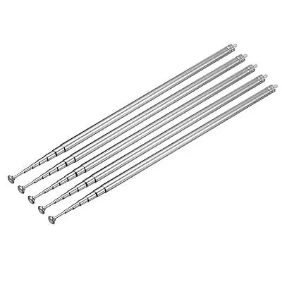 £18.01 • Buy 5Pcs FM AM Radio 7 Sections Telescopic Antenna Aerial Mast 360 Degree Rod 111cm