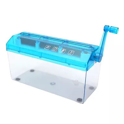 Paper Shredder Manual Operation A4 Cutting Machine Tool For Office(Blue) • $35.41