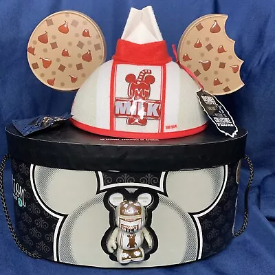 Disney Vinylmation Urban #7 Milk & Cookie Mickey Ear Hat /1000 + 3” & Jr Figure • $47