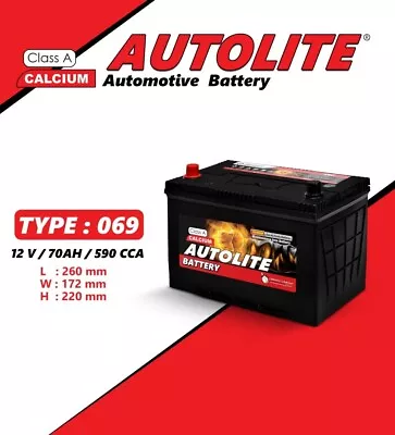 12v Car Battery Heavy Duty  Type 069 031 072 Fit Many Mazda Lexus Toyota Suzuki  • £60.90