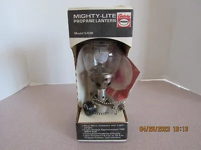 $16.49 • Buy Vintage Century Primus Mighty Lite Propane Lantern Model 5400 Camping Light Gas