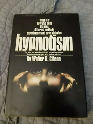 Hypnotism Hardcover Walter Gibson 1970 HCDJ Free Shipping • $13.99