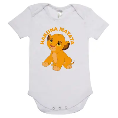 Baby One Piece Romper Suit  Disney LION KING New 100% Short Sleeve Cotton • $19.96