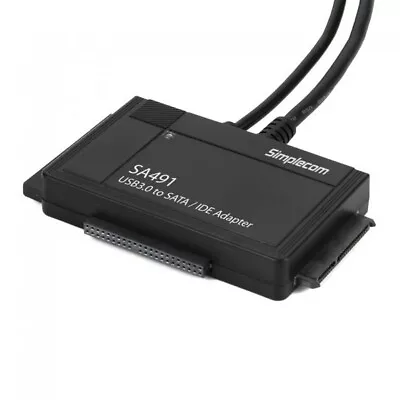 Simplecom 3-In-1 USB3.0 To 2.5  3.5  & 5.25  SATA/IDE Adapter With Power Supply • $49.30