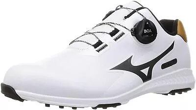 MIZUNO Golf Shoes NEXLITE 008 BOA WIDE Spikeless 51GM2125 White US9.5(26.5cm) • $205