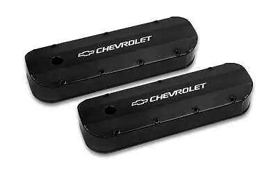 $174.95 • Buy Holley 241-279 Chevy Bowtie Fabribcated Valve Covers Big Block Chevy V8's 