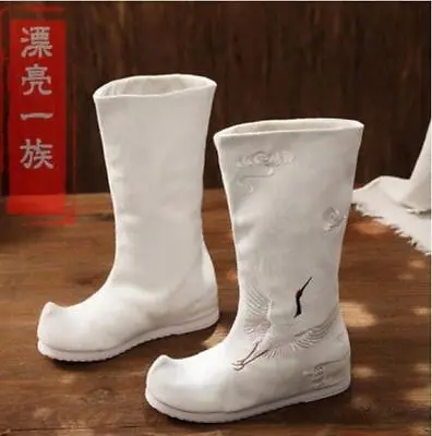 2023 New Cosplay White Black Hanfu Boots Large Size For Men And Women • $32.99