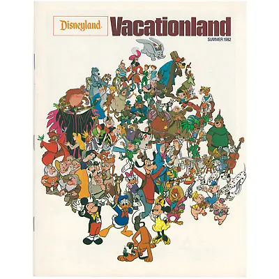 Vintage Disneyland Vacationland Magazine Summer 1982 Show Biz Is... And More • $24.99