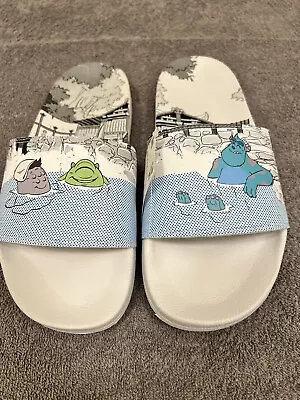 Adidas X Disney Pixar Adilette Lite GX0995 UniSex Slides Monsters Inc. 8M 9W • $59.99