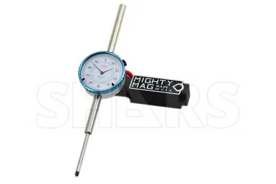Mighty Mag 400-1 Universal Magnetic Base + 0 - 2  Dial Indicator USA P] • $44.85