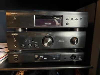 £100 • Buy Denon Amplifier PMA520AE + Wifi Digital Tuner DNP720AE + CD Player PMA520AE