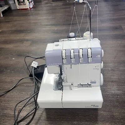 Janome 634D MyLock Serger With 2-Needles ~ Electronic Controlled With Pedal • $374.25